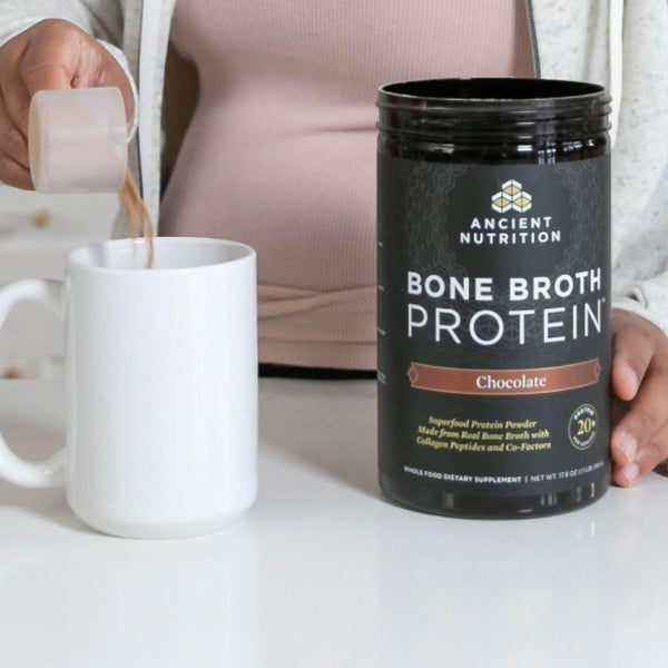 Ancient Nutrition Bone Broth Protein - Chocolate - Glam Global UKAncient Nutrition