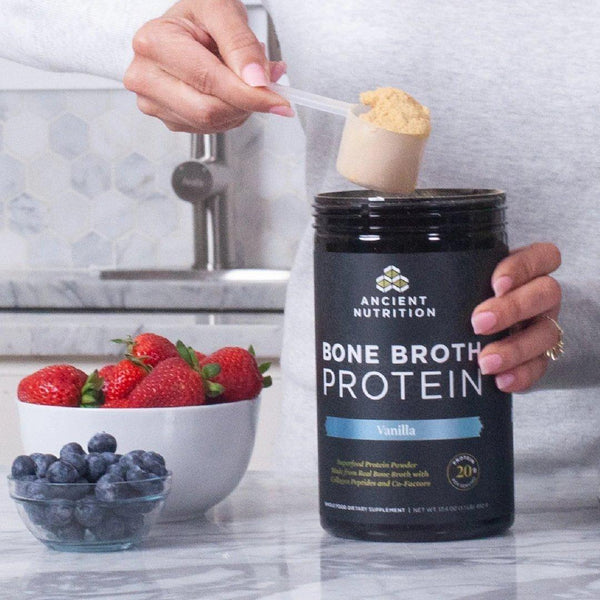 Ancient Nutrition Bone Broth Protein - Vanilla - Glam Global UKAncient Nutrition