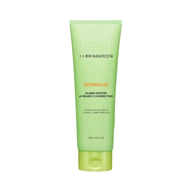 BRINGGREEN Artemisia Cera Calming Moisture pH Balance cleansing Foam 250ml - Glam Global UK