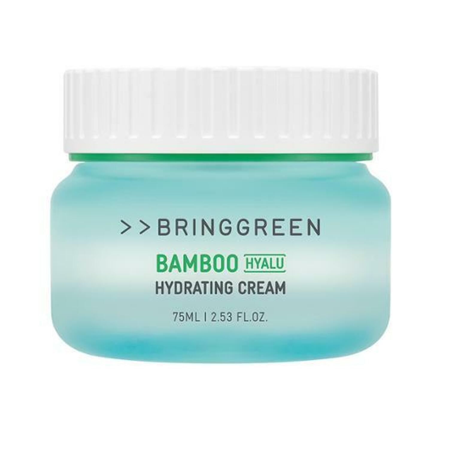 BRINGGREEN Bamboo Hyalu Hydrating Cream 75ml - Glam Global UK