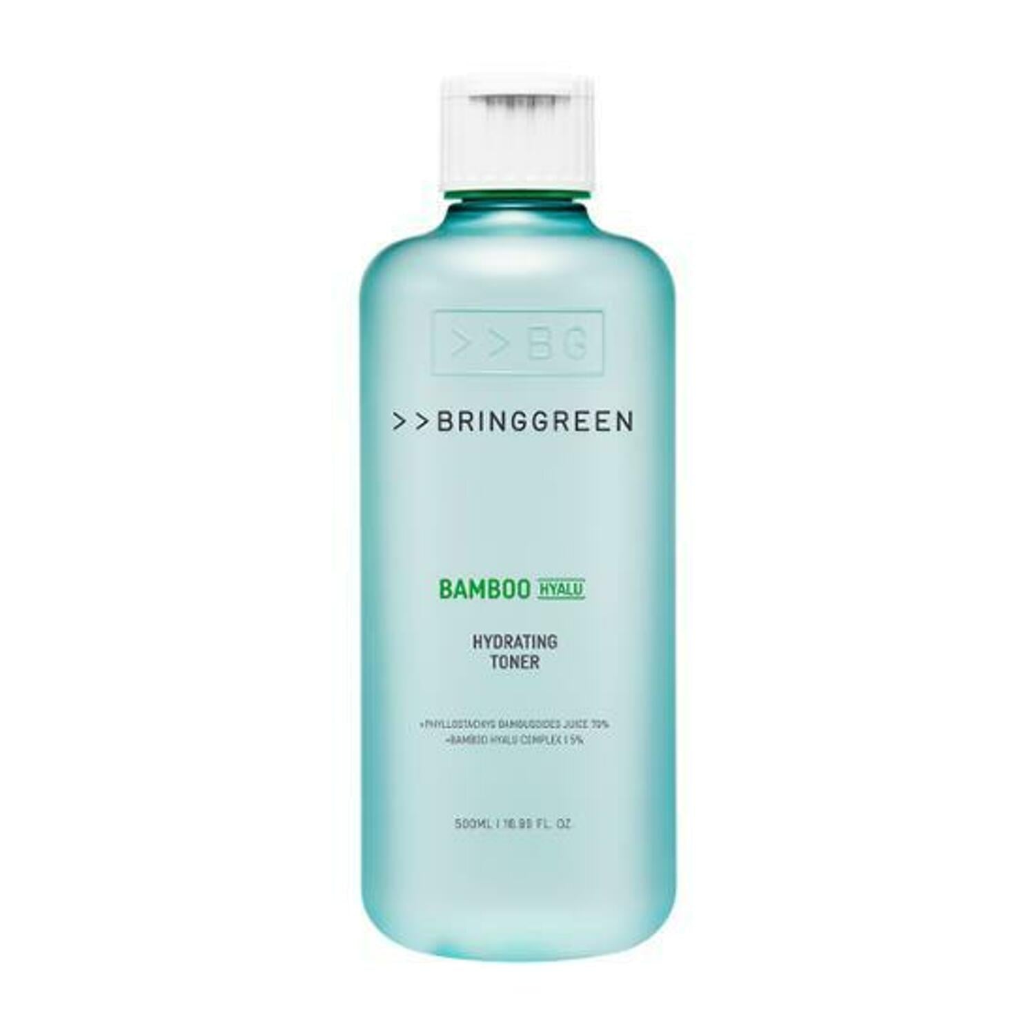 BRINGGREEN Bamboo Hyalu Hydrating Toner 500ml - Glam Global UK