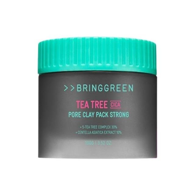 BRINGGREEN Tea Tree Cica Pore Clay Pack Strong 100g - Glam Global UK