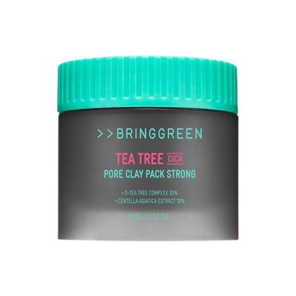 BRINGGREEN Tea Tree Cica Pore Clay Pack Strong 100g - Glam Global UKBRINGGREEN