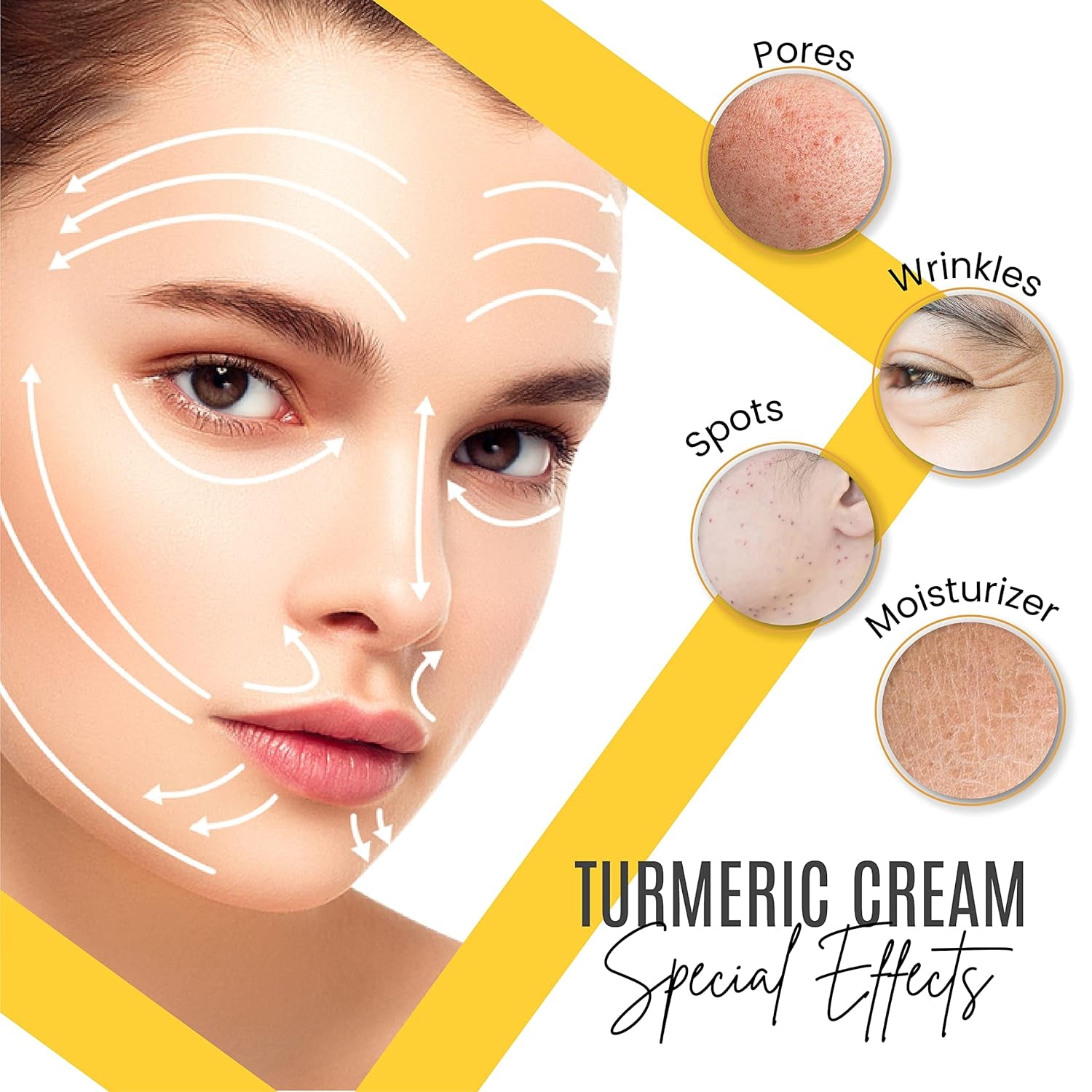 DERMAXGEN Turmeric + Vitamin C Cream – 50ml | Brightening & Hydrating Face Moisturiser
