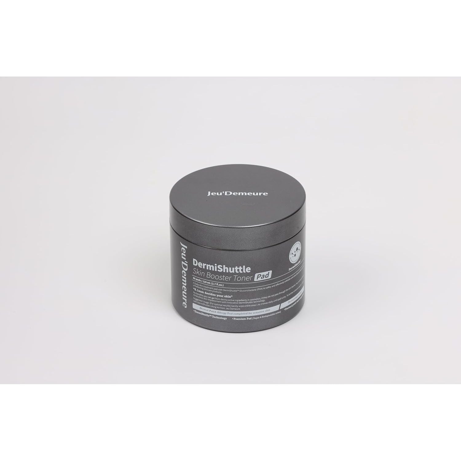 JEU'DEMEURE Dermishuttle Skin Booster Toner Pad – 60 Pads | Gentle Exfoliation & Pore Refinement