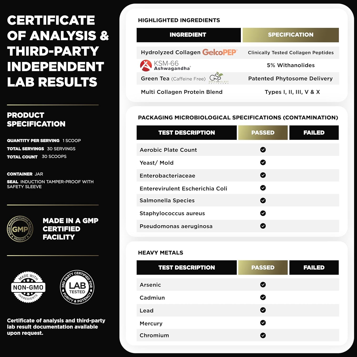 Super Collagen Powder for Women Weight Loss + Beauty W. Probiotics, Hyaluronic Acid, ACV, KSM-66, Biotin - Premium Multi Collagen Peptides Protein Supplement Colageno for Women (Unflavored)