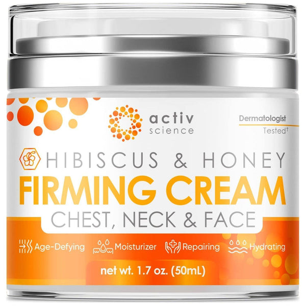 ACTIVSCIENCE Hibiscus & Honey Firming Cream – 50ml | Anti-Aging & Hydrating Formula