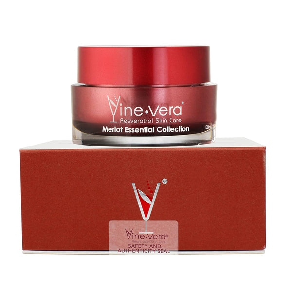 Vine Vera Resveratrol Merlot Essential Collection Peeling Gel – 50ml | Gentle Anti-Ageing Exfoliator with Resveratrol & Nut Shell Powder