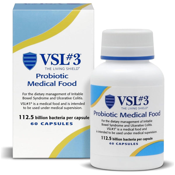VSL#3® Probiotic Medical Food – 60 Capsules | High-Potency Gut Health Support