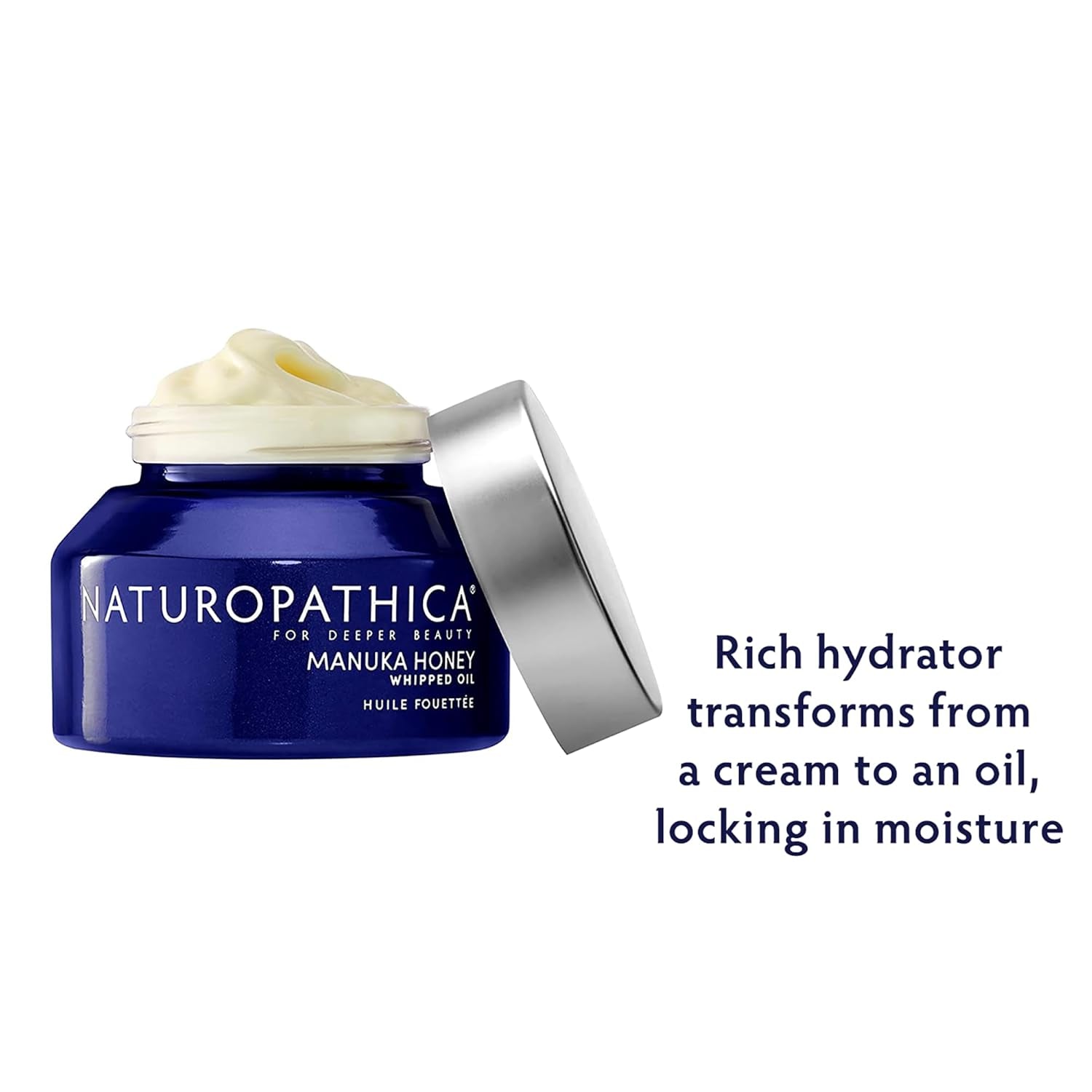 Naturopathica Manuka Honey Whipped Oil – 50ml | Hydrating & Antioxidant-Rich Facial Oil