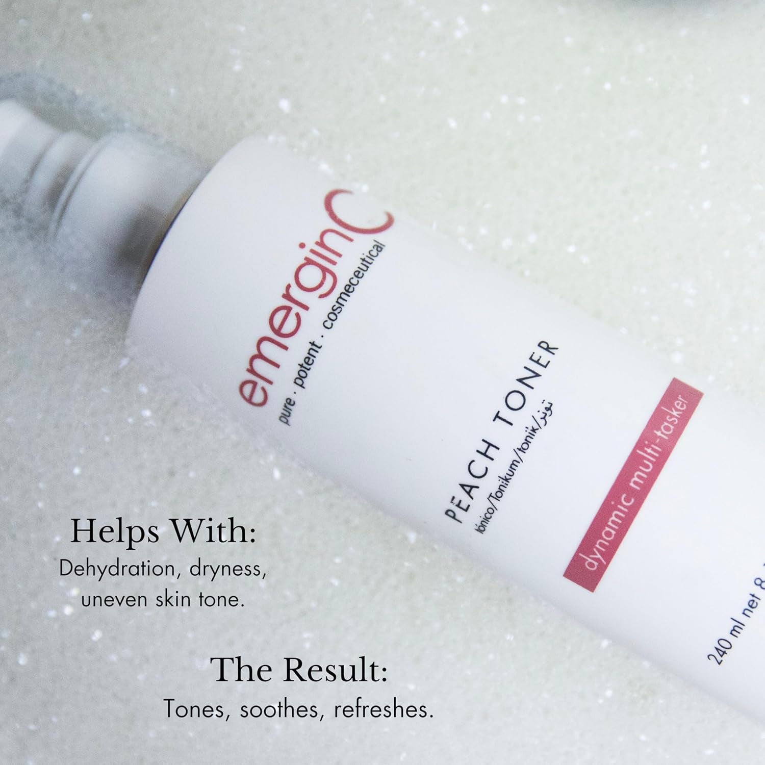 emerginC Peach Toner – 240ml | Refreshing, Hydrating & Pore-Refining