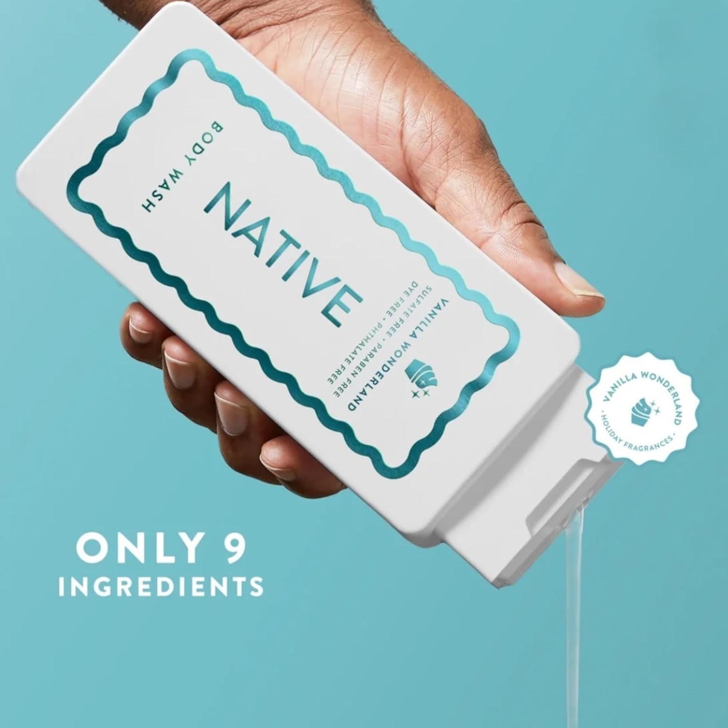 Native Vanilla Wonderland Body Wash (Holiday Limited Edition) - 532ml, Set of 2