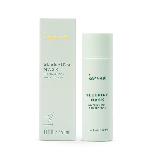 Karuna Sleeping Mask – 50ml | Overnight Moisture Mask with Niacinamide & Shea Butter for Hydrated, Balanced Skin