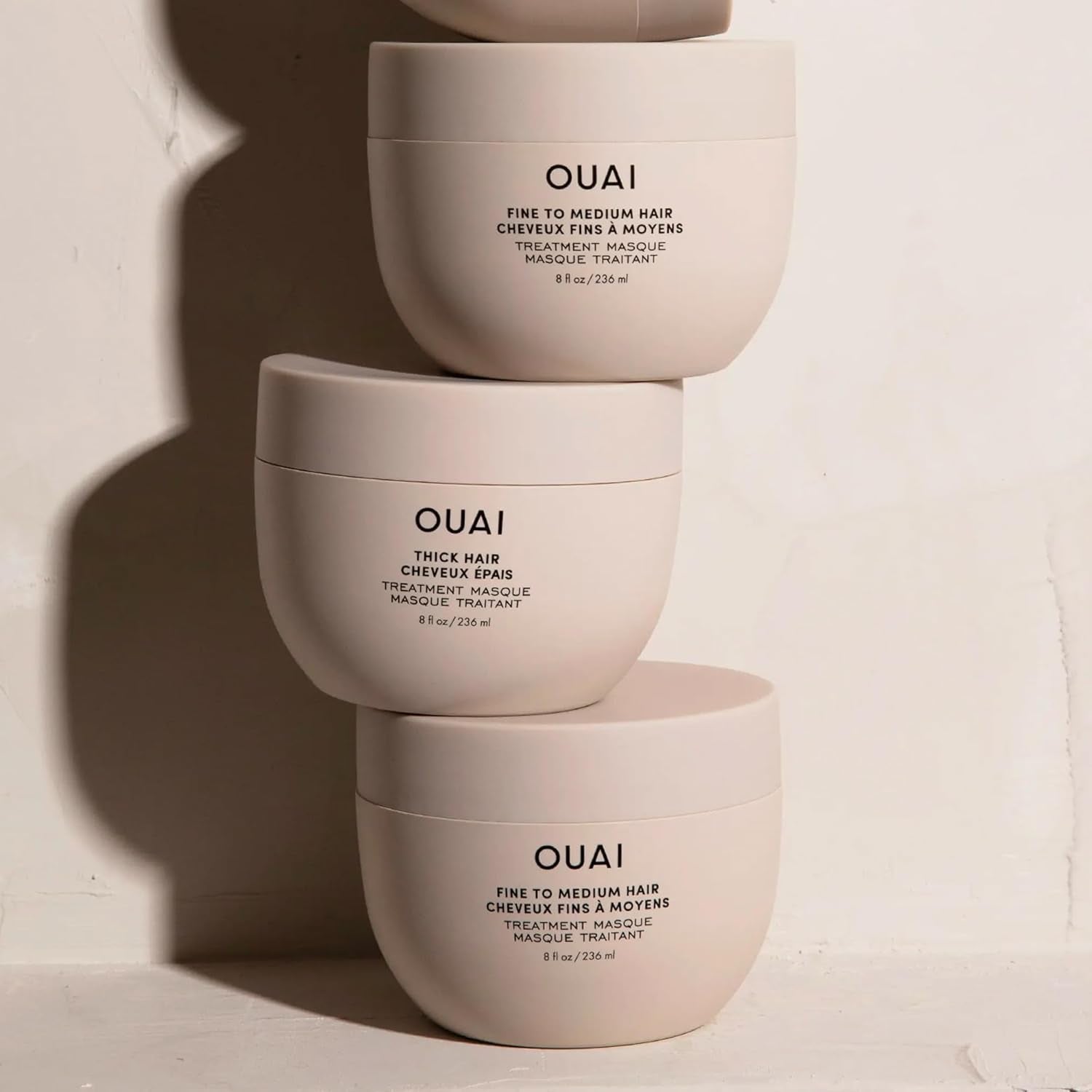 OUAI Thick Hair Treatment Masque – 236ml | Deep Repair for Damaged, Dry & Frizzy Hair