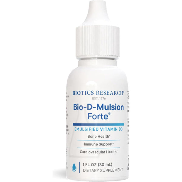 Biotics Research Bio-D-Mulsion Forte – 30ml | High-Potency Liquid Vitamin D for Bone, Immune & Cognitive Support