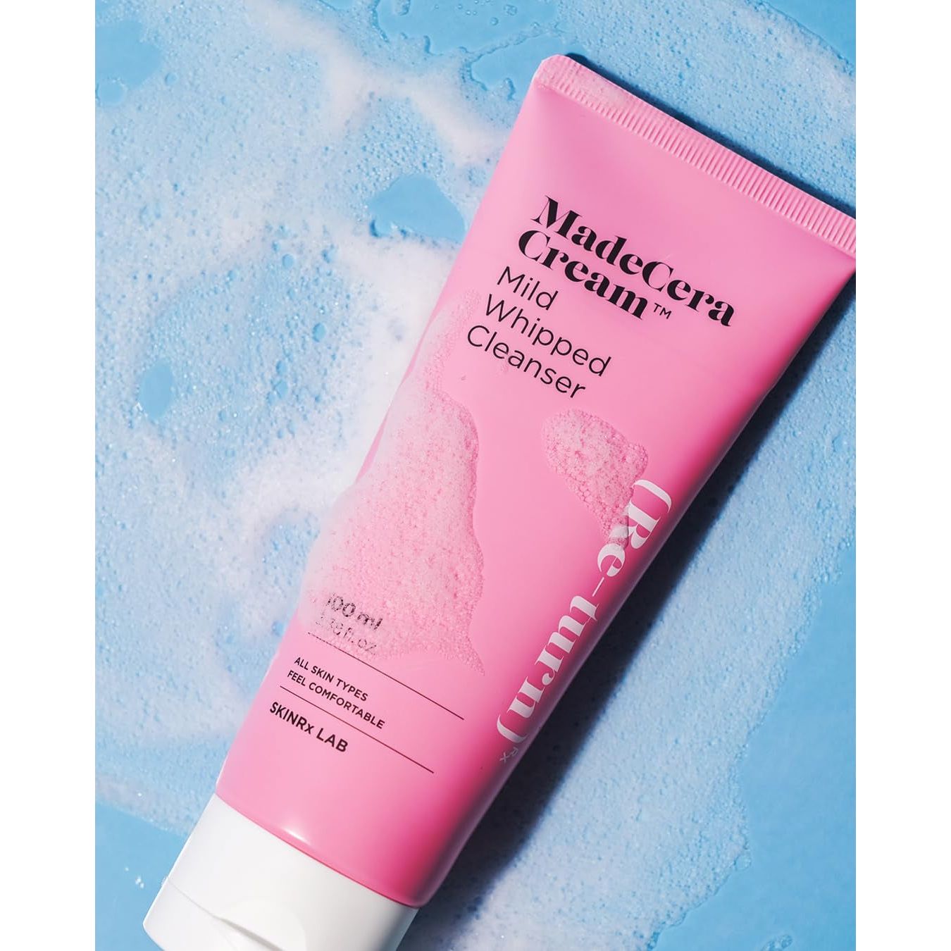 BEISIKS SKINRxLAB MadeCera Cream Mild Whipped Cleanser – 100ml | Hydrating, Pore-Tightening Daily Face Wash