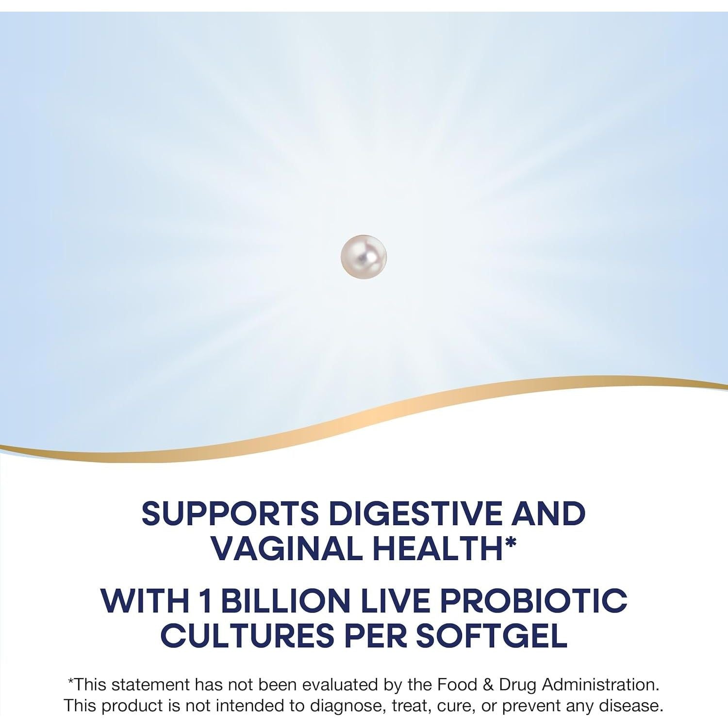 Nature's Way Women's Probiotic Pearls – 30 Softgels | Digestive, Immune & Vaginal Health Support