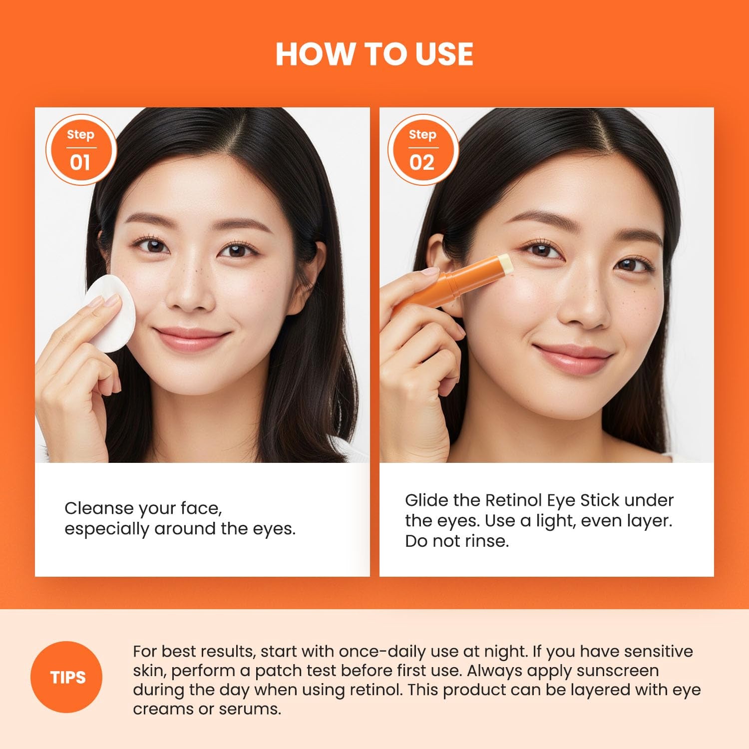 VELAMO ADVANCED Retinol Eye Stick – 10g | 8-in-1 Anti-Aging, Brightening & Firming Balm