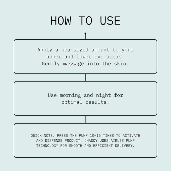 Chaddy Silky Eye Serum – 15ml | Brightening, Depuffing & Hydrating Under-Eye Treatment with Caffeine & Peptides