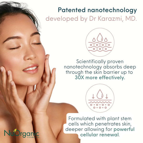 NuOrganic Cosmetics Super C Serum – 30ml | 20% Vitamin C, Ferulic Acid & Plant Stem Cells for Brighter, Younger-Looking Skin