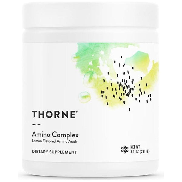 THORNE Amino Complex – Lemon Flavored Amino Acids, 231g | Energy, Muscle Support & Recovery