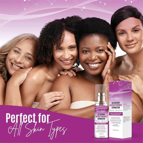 DERMAXGEN 60 Second Instant Wrinkle Corrector – 20ml | Instant Lifting & Firming Treatment for Fine Lines & Eye Bags