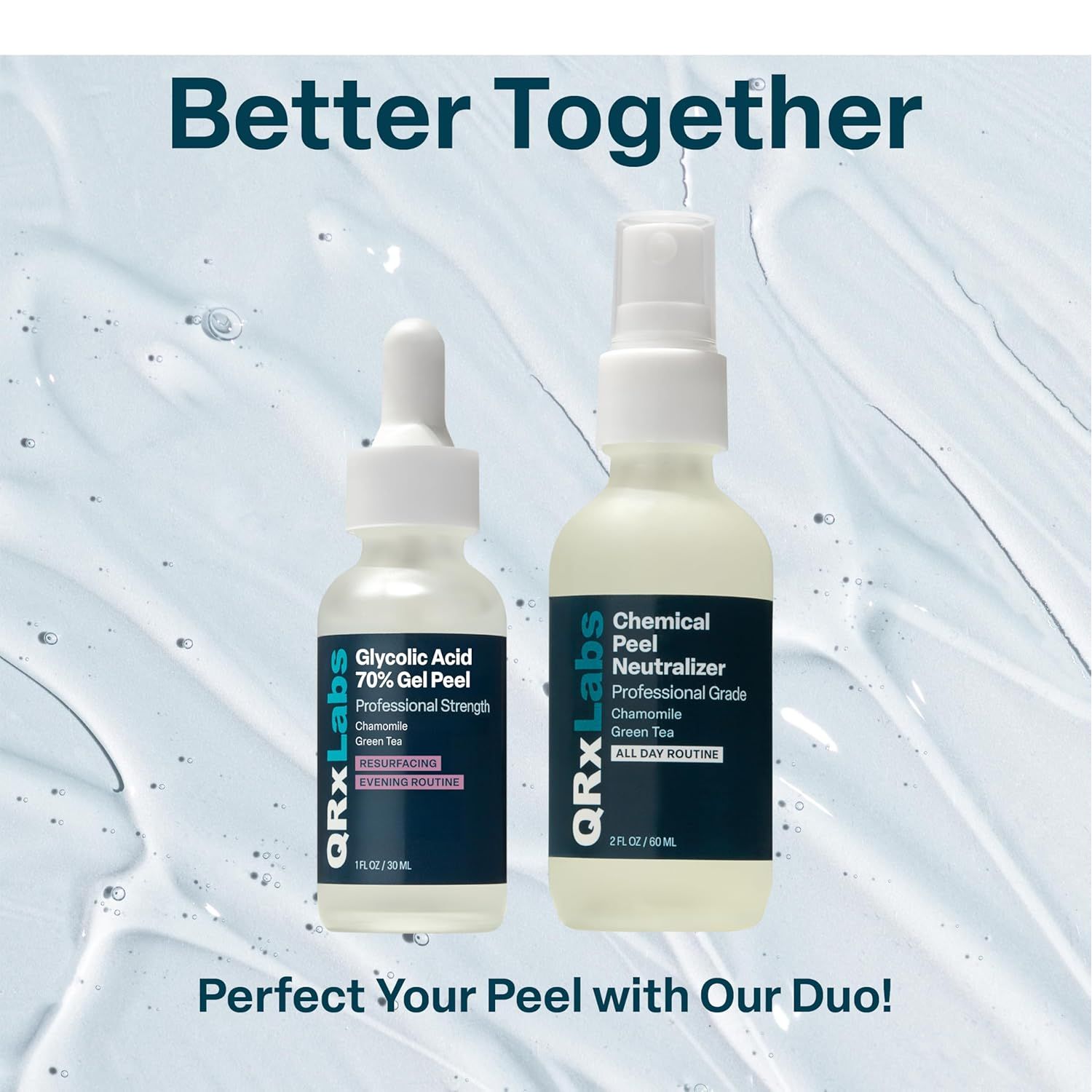 QRxLabs Chemical Peel Neutralizer - 60ml