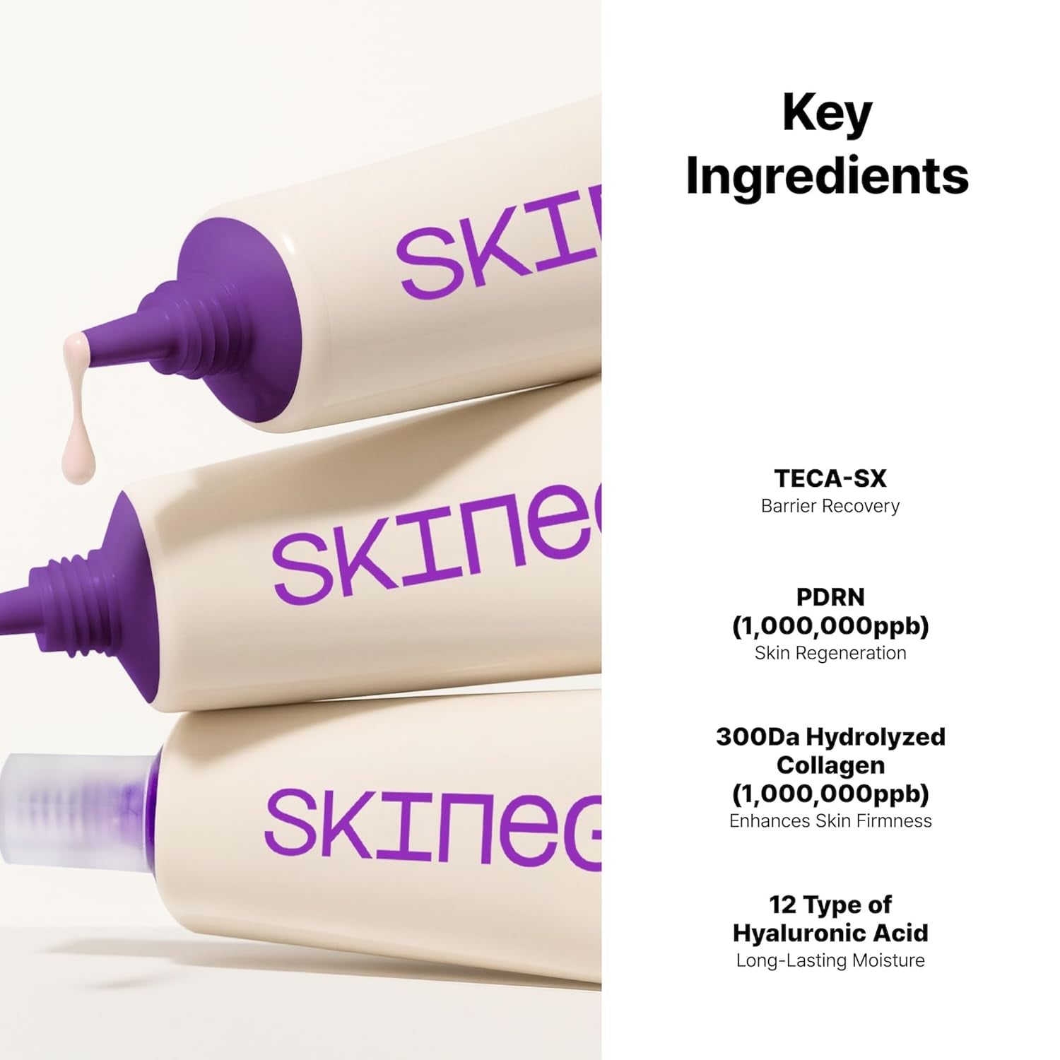 SKINEGO Super Glow Deep Collagen PDRN Cream – 50g | Intensive Skin Repair & Firming