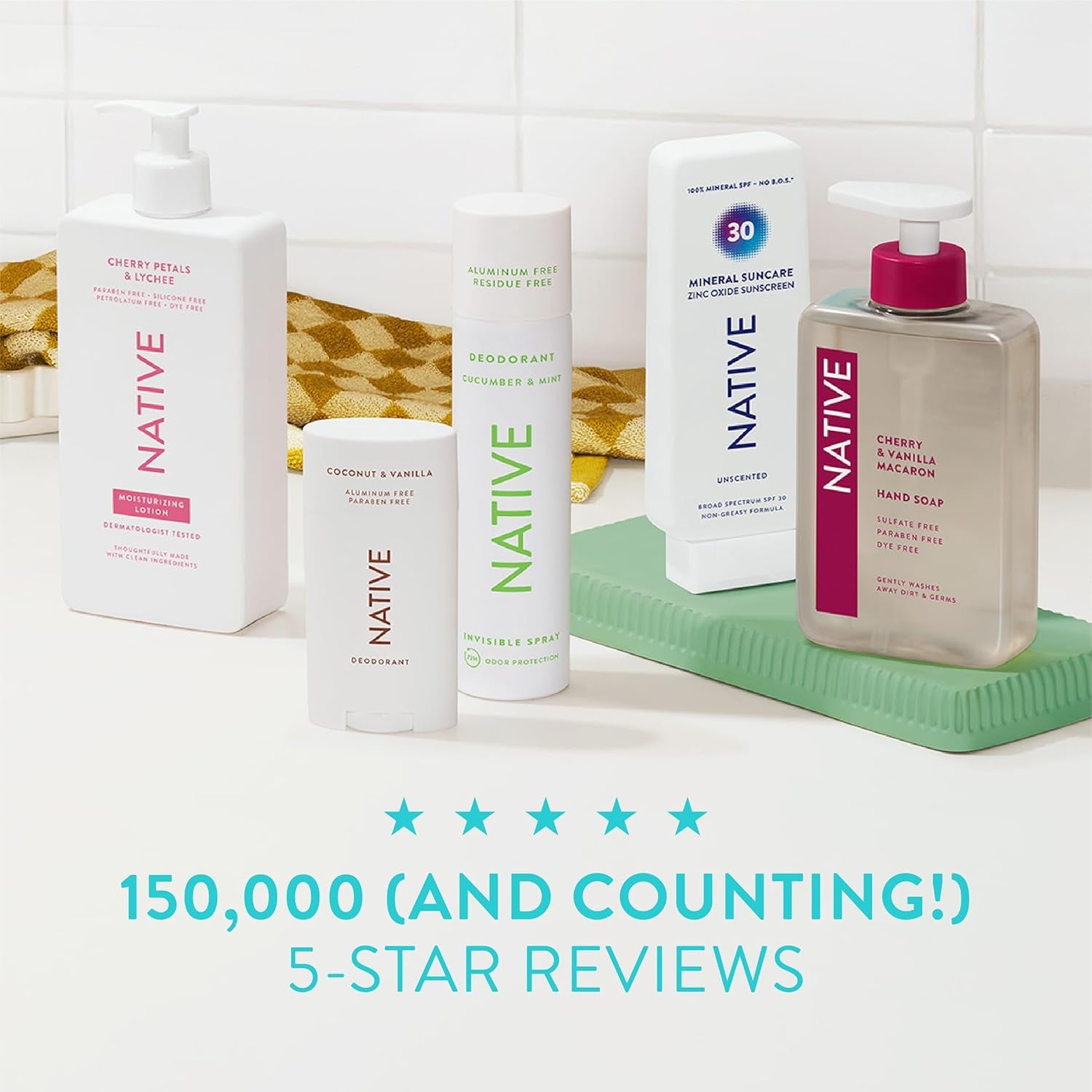 Sunscreen Lotion Vanilla Milk & Shea SPF 30, 100% Mineral SPF for Face & Body Broad Spectrum UVA UVB for Men & Women, Suitable for Sensitive Skin & Hawaii Compliant, Lightweight, 7Oz