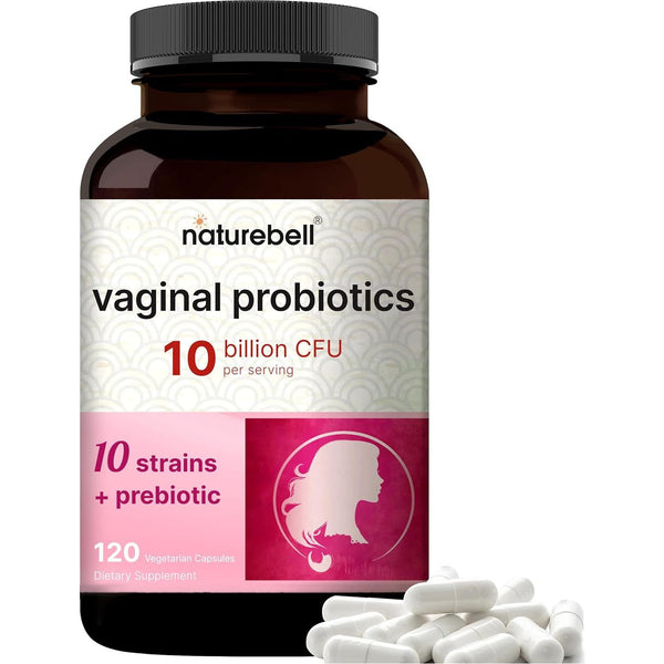 NatureBell Vaginal Probiotics – 120 Capsules | 11-in-1 Feminine Balance & pH Support