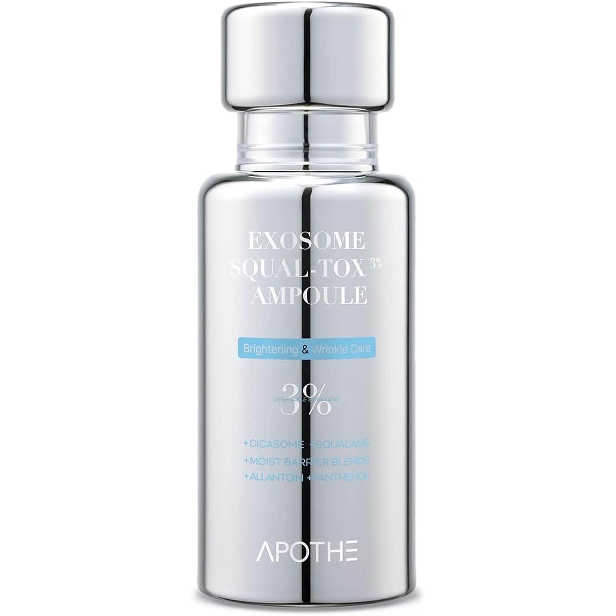 Exosome Squal-Tox 3% Ampoule 1.01 Fl Oz (30Ml) – Intense Hydration, Skin Renewal, Brightening & Anti-Wrinkle Care with Exosome Technology and Niacinamide