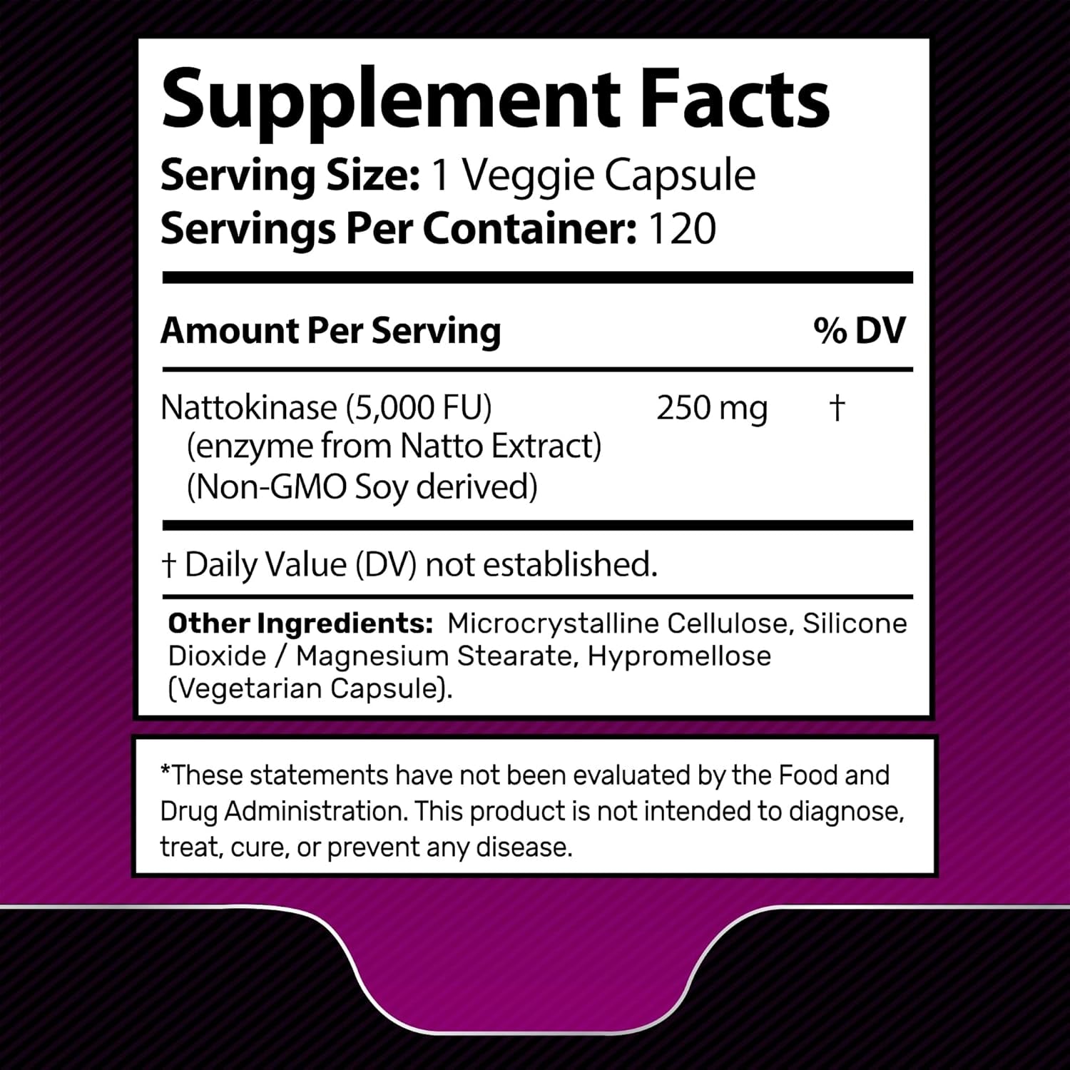 WELLNESS LABSRX Liposomal Nattokinase 5,000 FU - 120 Capsules