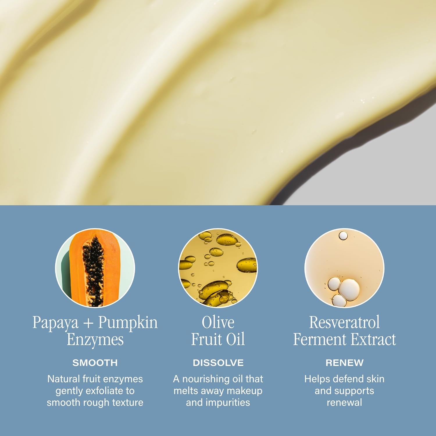 SKINN Non-Negotiables Olive + Enzyme Cleanser PM - 113g