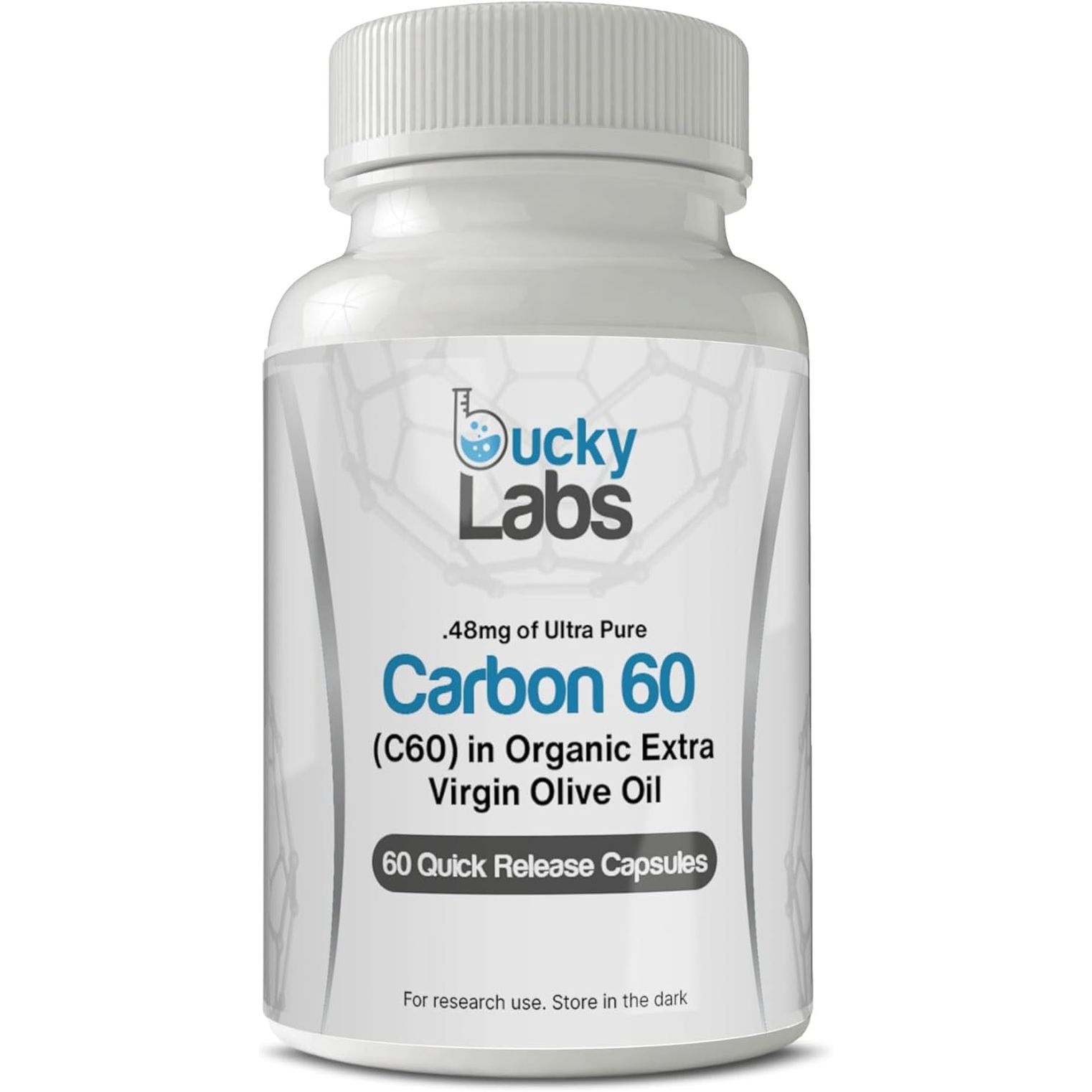 HealthSpan Plus Labs Carbon 60 In Organic Extra Virgin Olive Oil Capsules - 60 Capsules
