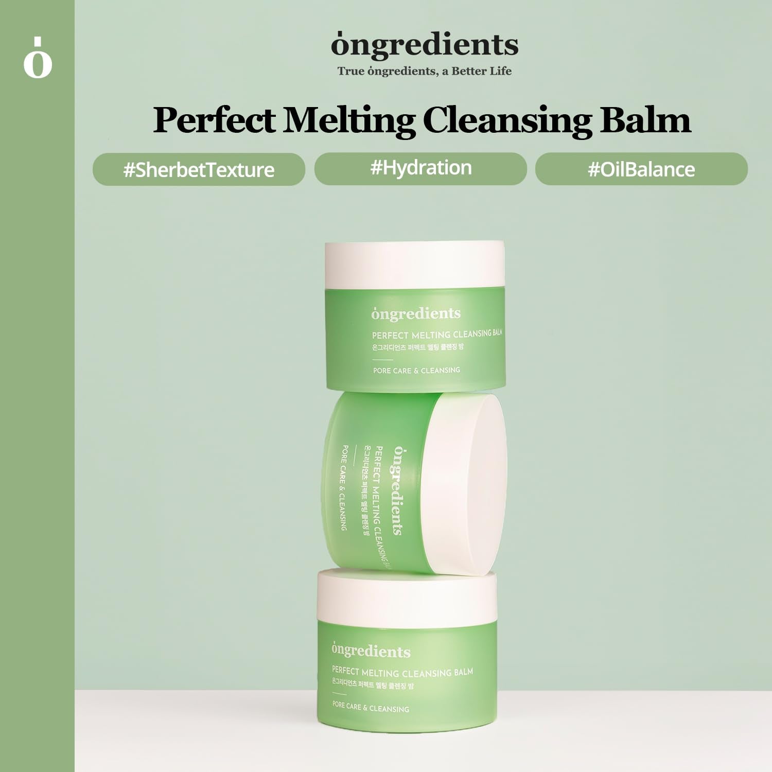 ONGREDIENTS Perfect Melting Cleansing Balm – Pore Care & Cleansing – 100ml | Heartleaf Sherbet Cleanser