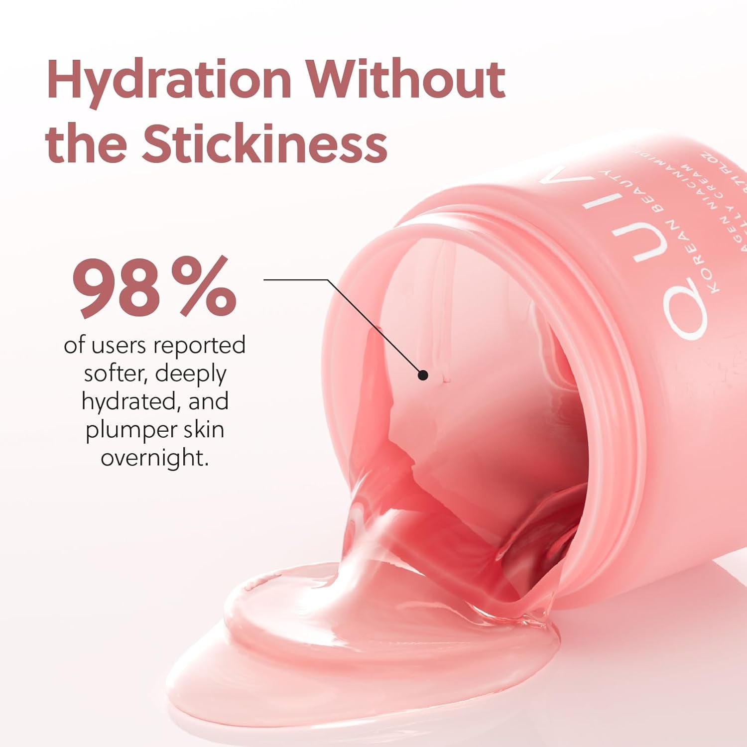 QUIA Beauty Collagen Niacinamide Jelly Cream – 110ml | Lightweight Deep Hydration & Skin-Firming Glow