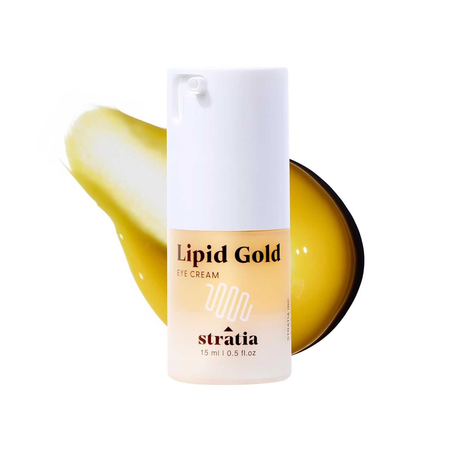 Lipid Gold Eye Cream Moisturizer and Anti-Aging Skincare for Dark Circles, Fine Lines, Wrinkles, and Under-Eye Brightening, 0.5 Fl. Oz