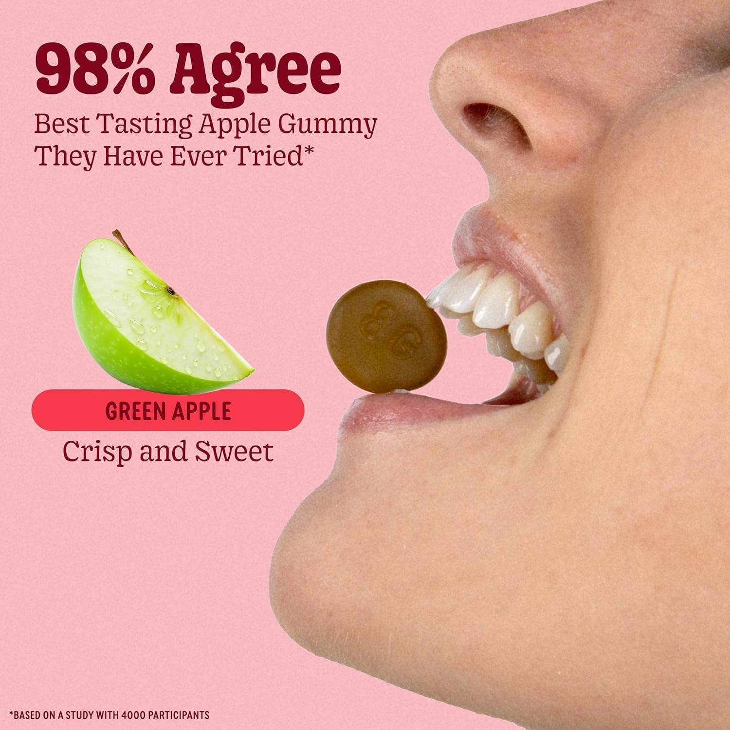 8Greens Supergreens Gummies - Apple Flavor, 50 Gummies