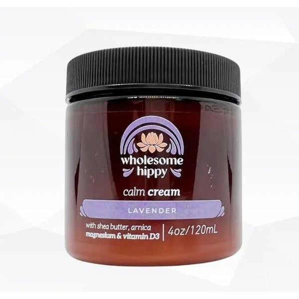 Wholesome Hippy Calm Cream Lavender with Magnesium & Vitamin D3 - 120ml - Glam Global UKWholesome Hippy
