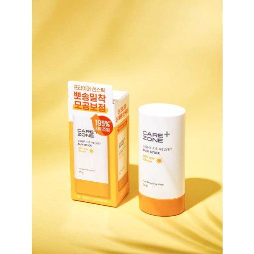 CAREZONE Light Fit Velvet Sun Stick 39g - Glam Global UK