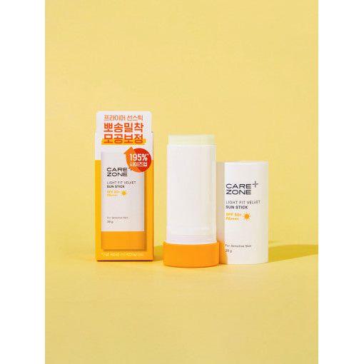 CAREZONE Light Fit Velvet Sun Stick 39g - Glam Global UK