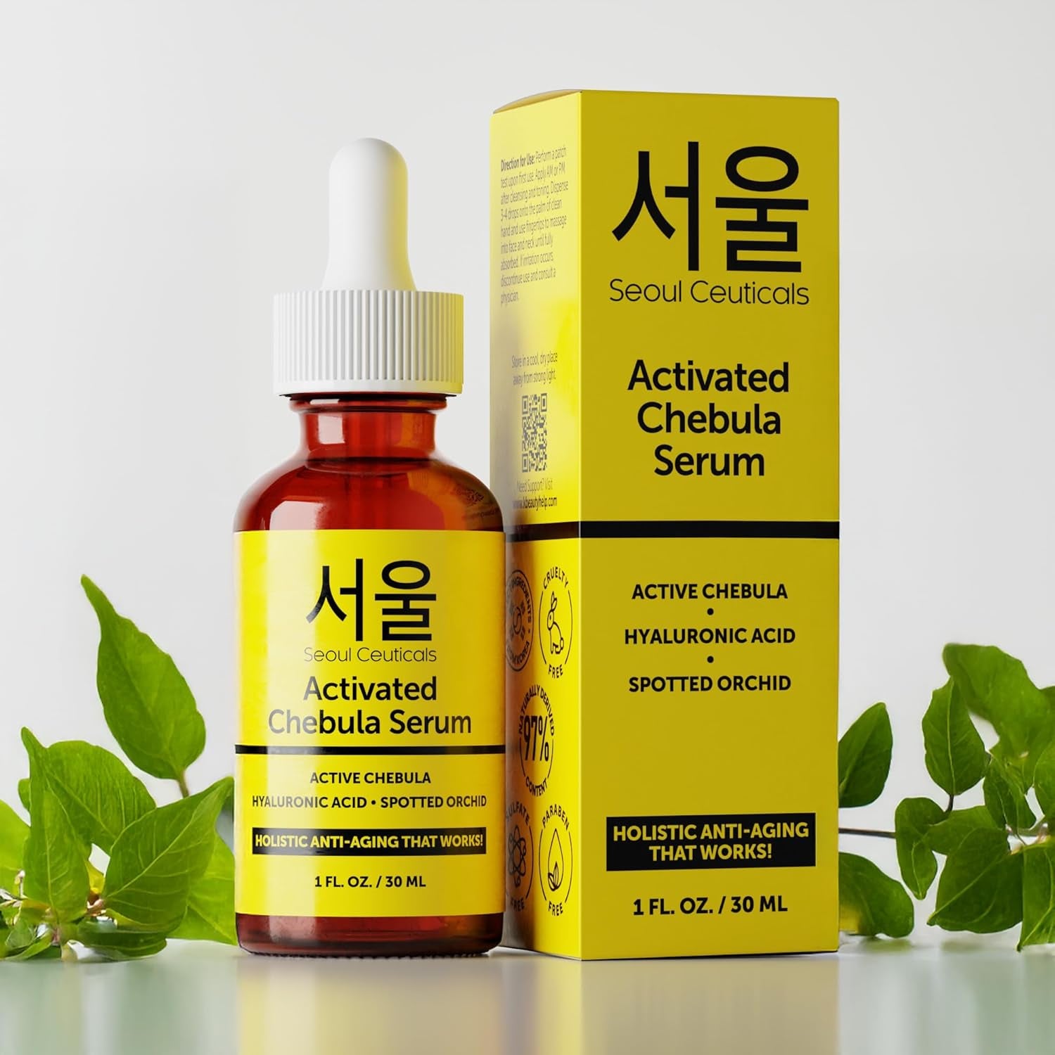 SeoulCeuticals Activated Chebula Serum – 30ml | Anti-Aging & Wrinkle Reduction