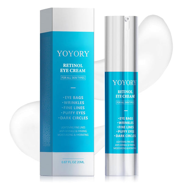YOYORY Retinol Eye Cream – 20ml | Smooths Fine Lines, Lifts Puffiness & Brightens Dark Circles