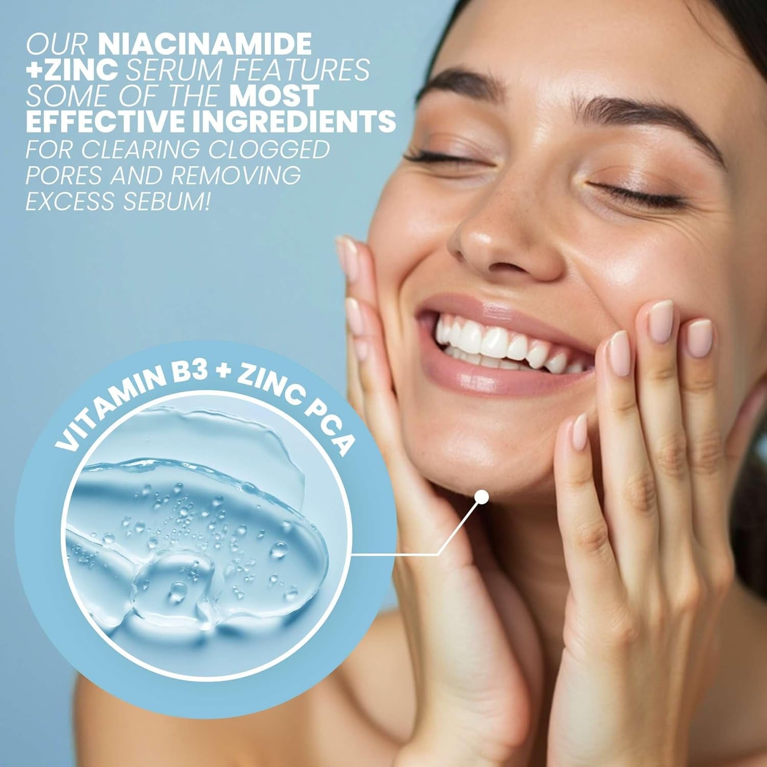 Eva Naturals Niacinamide 12% + Zinc 2% Serum – 60ml | Pore Minimizer & Dark Spot Corrector