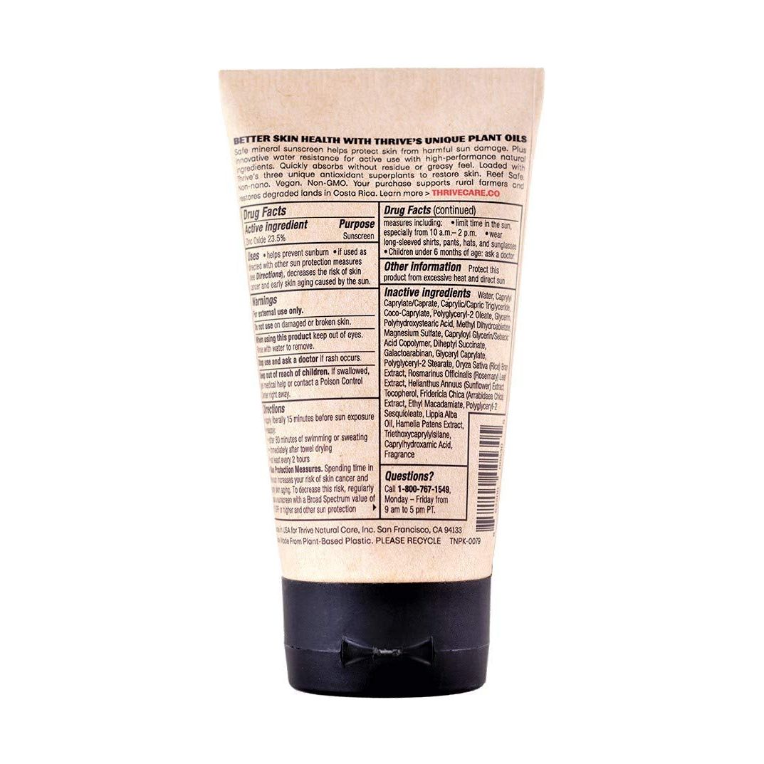 Thrive BodyShield SPF 50 Mineral Sunscreen – 170g | Reef-Safe, Regenerative Plant-Powered Sun Protection
