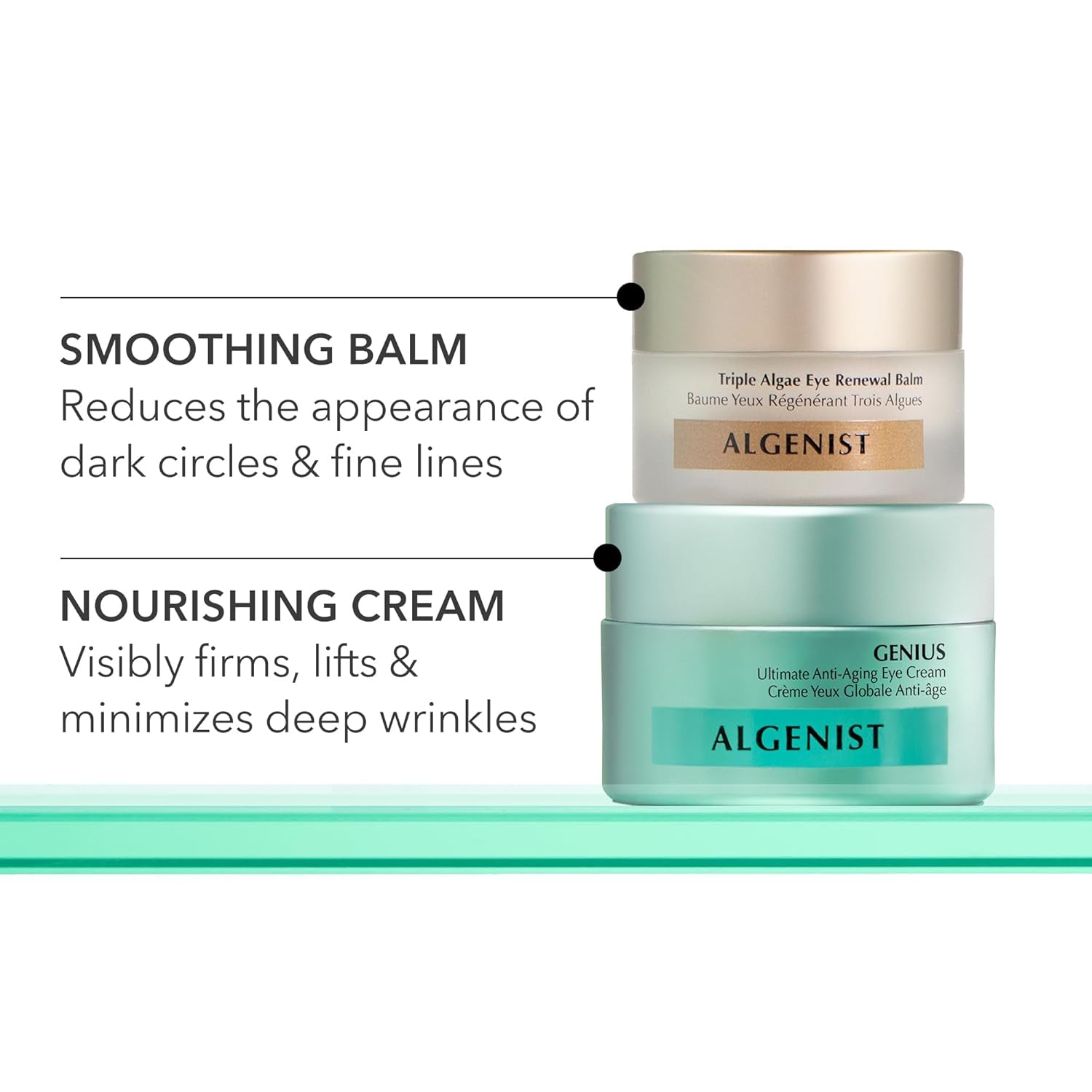 Algenist GENIUS Ultimate Anti-Aging Eye Cream – 15ml | Visibly Firms, Lifts & Smooths Delicate Eye Area