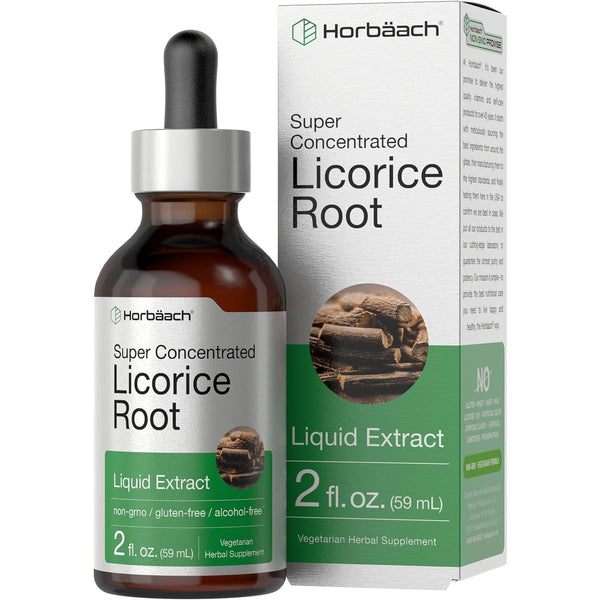 Licorice Root Extract | 2 Fl Oz | Alcohol Free Tincture | Vegetarian Liquid Supplement | Non-Gmo & Gluten Free