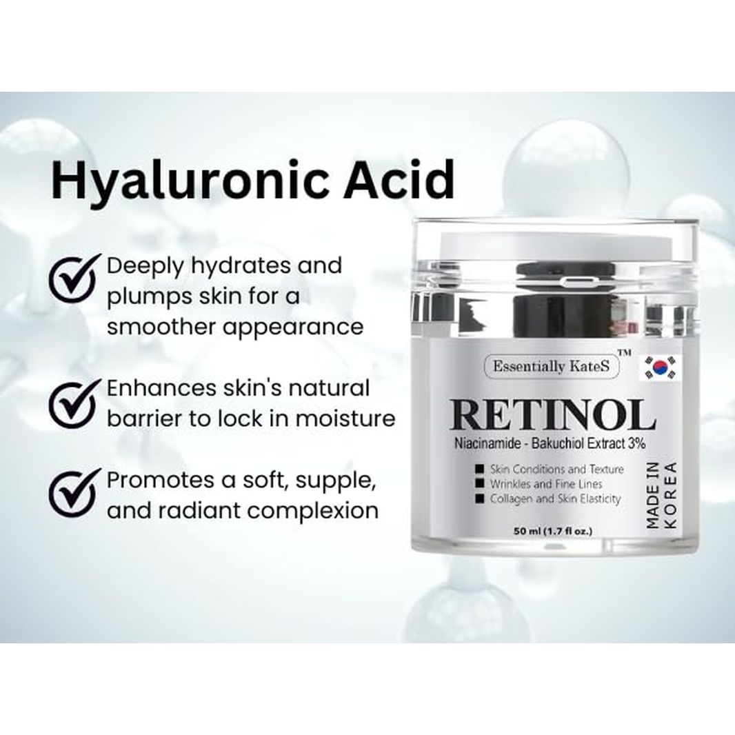 Essentially KateS Retinol Day & Night Cream – 50ml | Anti-Aging, Firming & Hydrating