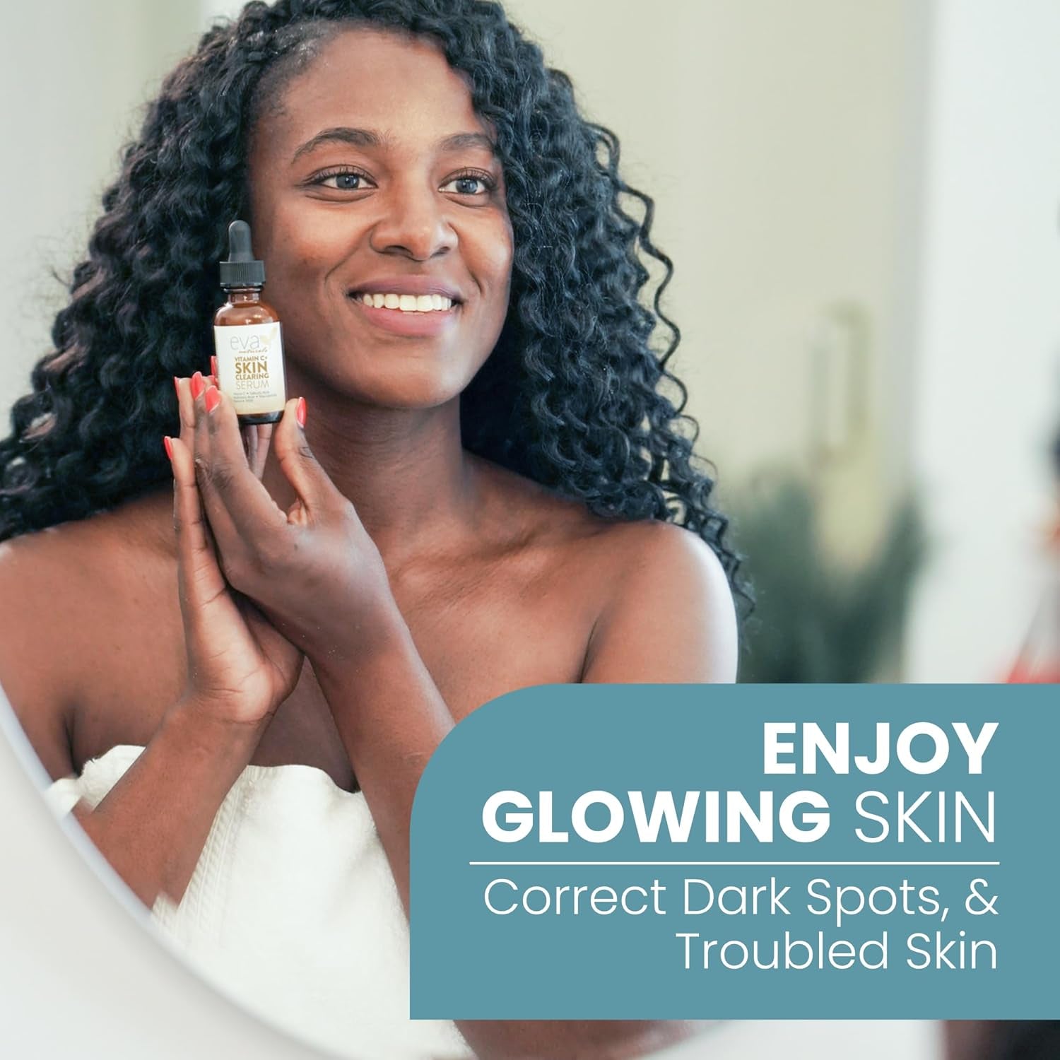 Eva Naturals Vitamin C+ Skin Clearing Serum – 30ml | Anti-Blemish, Pore-Refining & Brightening Face Serum