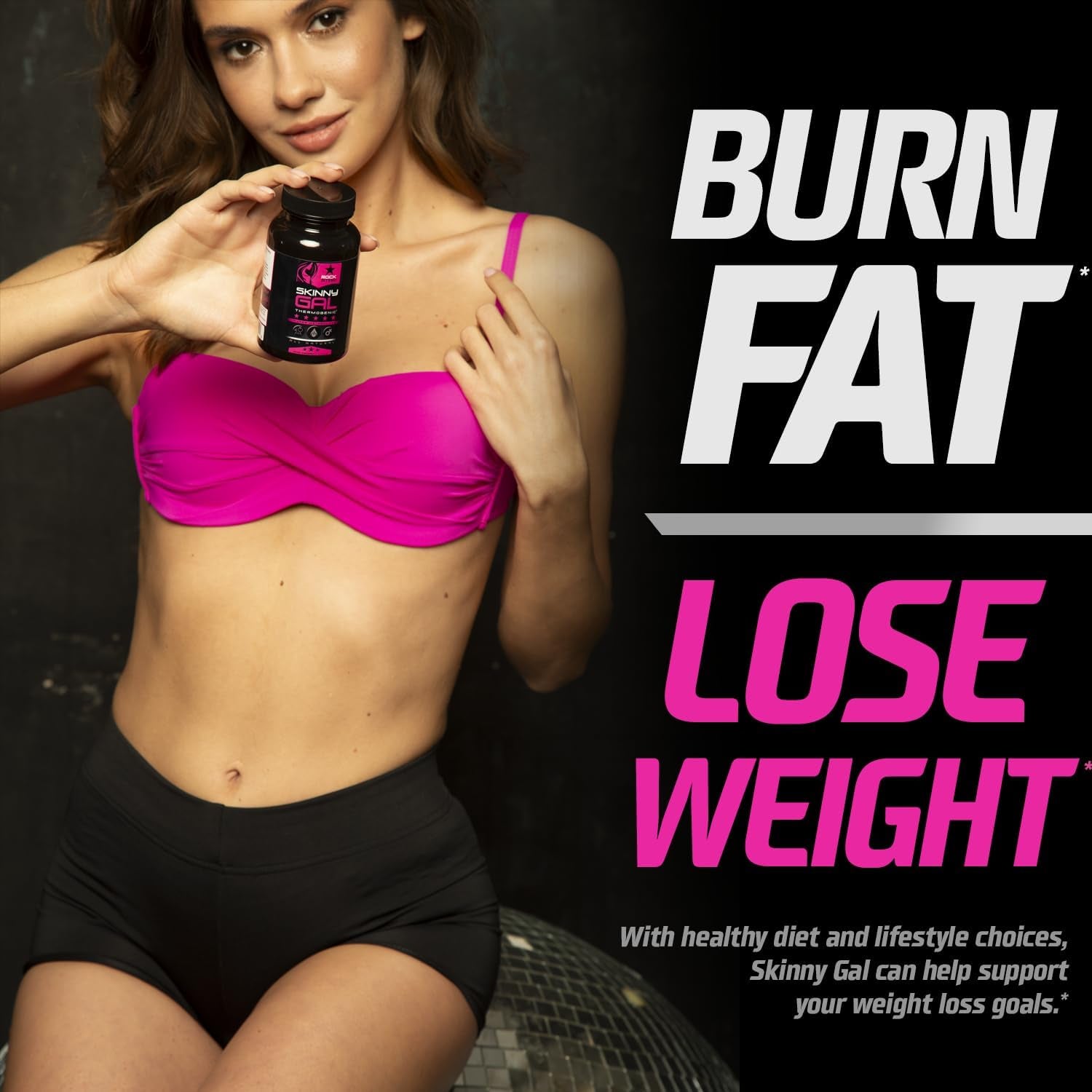 Rockstar Skinny Gal 3.0 – 60 Capsules | Thermogenic Fat Burner for Women with Appetite Control & Natural Energy Boost